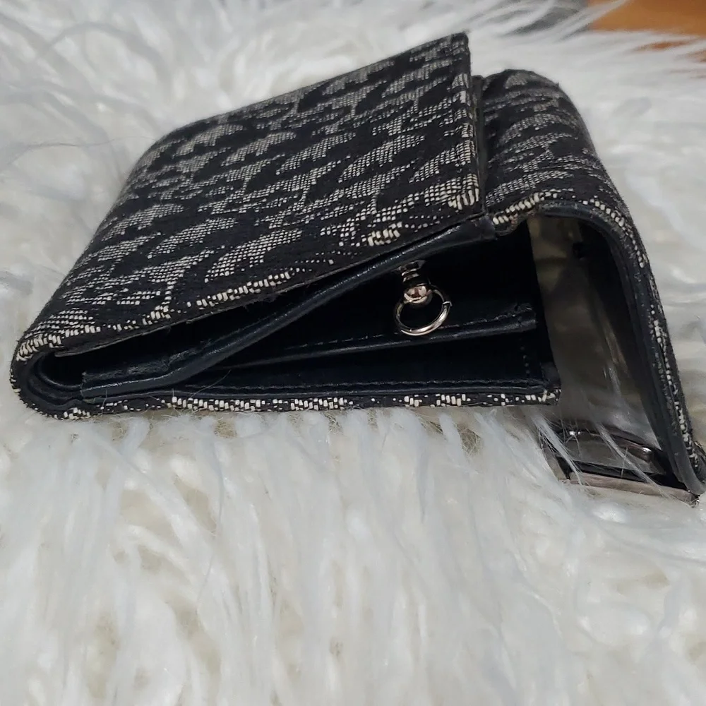 Dior Saddle Wallet, Blue Dior Oblique Jacquard #10054